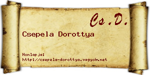 Csepela Dorottya névjegykártya