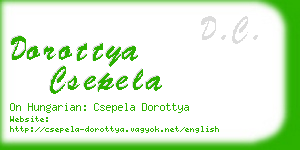 dorottya csepela business card